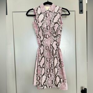 MICHAEL Michael Kors Purple Snakeprint Dress - S/P